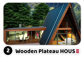 Wood Home Collection  |  Wooden Plateau House