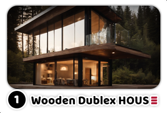 Wood Home Collection  |  Wooden Dublex House