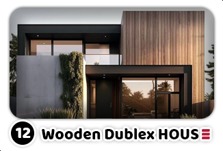 Wood Home Collection  |  Wooden Dublex House