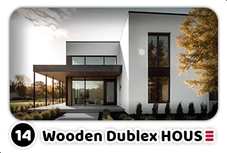 Wood Home Collection  |  Wooden Dublex House