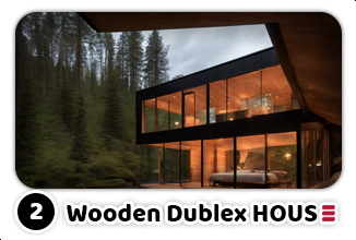 Wood Home Collection  |  Wooden Dublex House