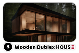 Wood Home Collection  |  Wooden Dublex House