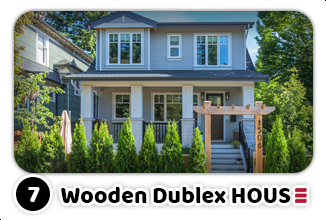 Wood Home Collection  |  Wooden Dublex House