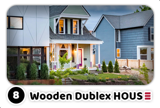 Wood Home Collection  |  Wooden Dublex House