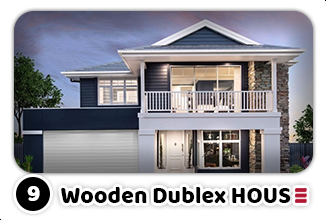 Wood Home Collection  |  Wooden Dublex House