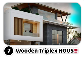 Wood Home Collection  |  Wooden Triplex House