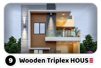 Wood Home Collection  |  Wooden Triplex House